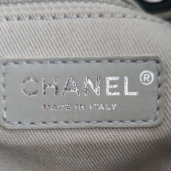 Authentic CHANEL XL Deauville Tote - Picture 10 of 10